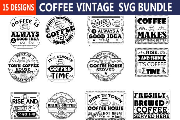 Coffee Vintage Svg Bundle