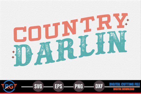 Country Darlin – Retro Western SVG
