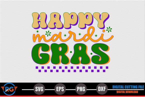 Happy Mardi Gras Retro SVG: A Designer's Review