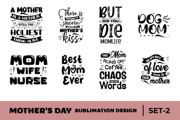 Mothers Day Svg Sublimation Bundle 2