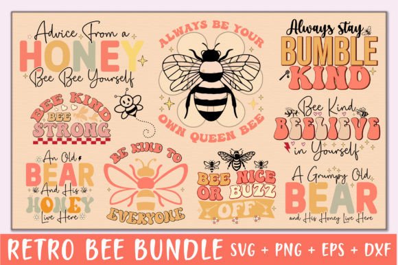 Retro Bee Svg Bundle Vol.1: A Designer's Field Test