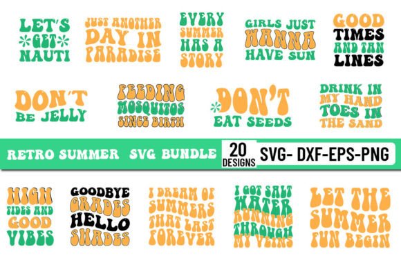 Retro Summer SVG Bundle: A Designer's Review