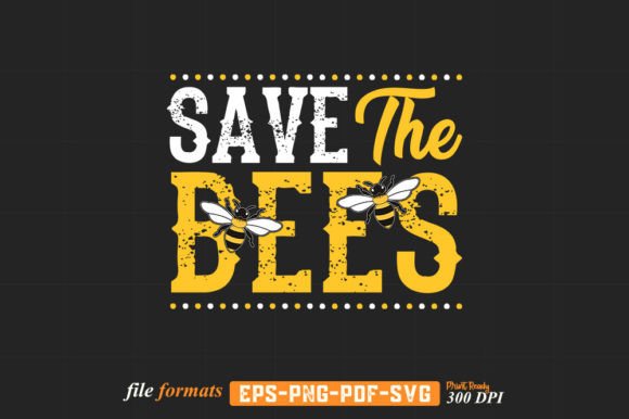 Review: Save the Bees T Shirt Design Vector SVG for Stitchers