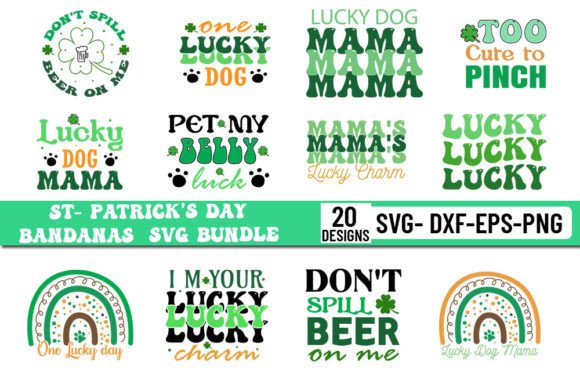Review: St Patrick's Day Dog Bandanas SVG Bundle