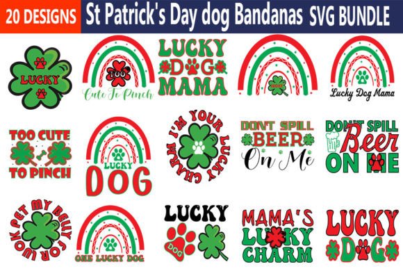 Review: St Patrick's Day Dog Bandanas SVG Bundle for Embroidery