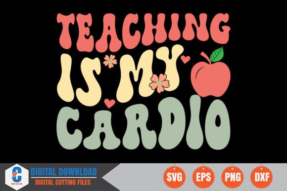 Review: Teaching is My Cardio Retro SVG for Embroidery
