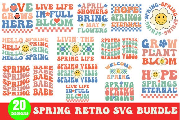 Spring Retro SVG Bundle Review